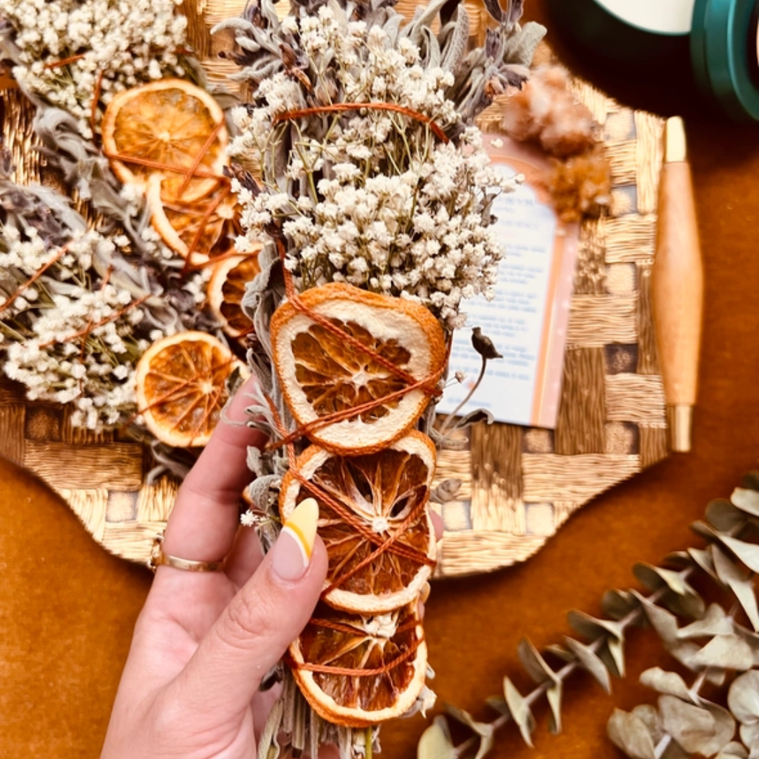 Citrus Harvest Sage Bundle - Seasonal Smudge - Fall + Winter