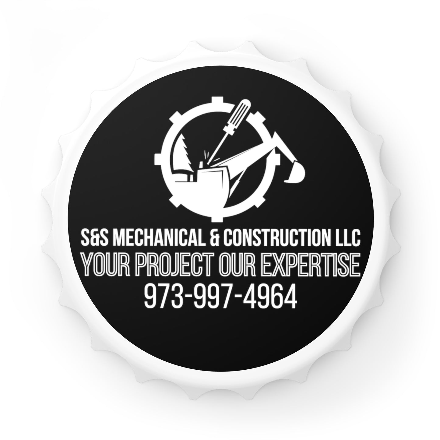S&S Mechanical & Construction Magnet Bottle Opener