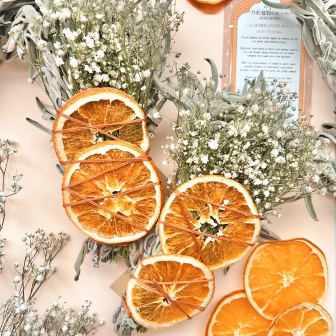 Citrus Harvest Sage Bundle - Seasonal Smudge - Fall + Winter