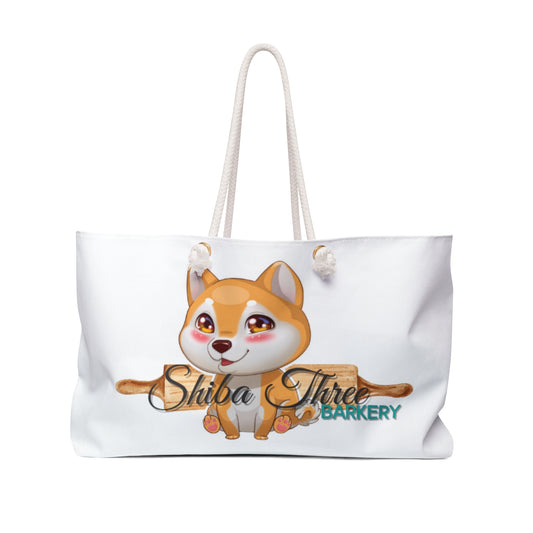 Shiba Three Barkery Weekender Bag