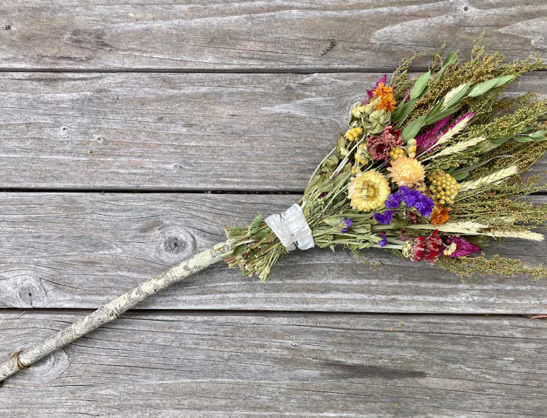 Dried Flower Witches Broom Workshop
