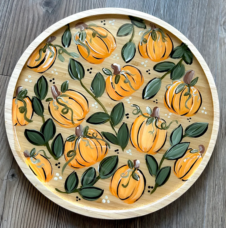 Halloween/Fall Epoxy Tray