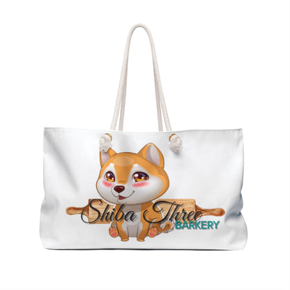 Shiba Three Barkery Weekender Bag