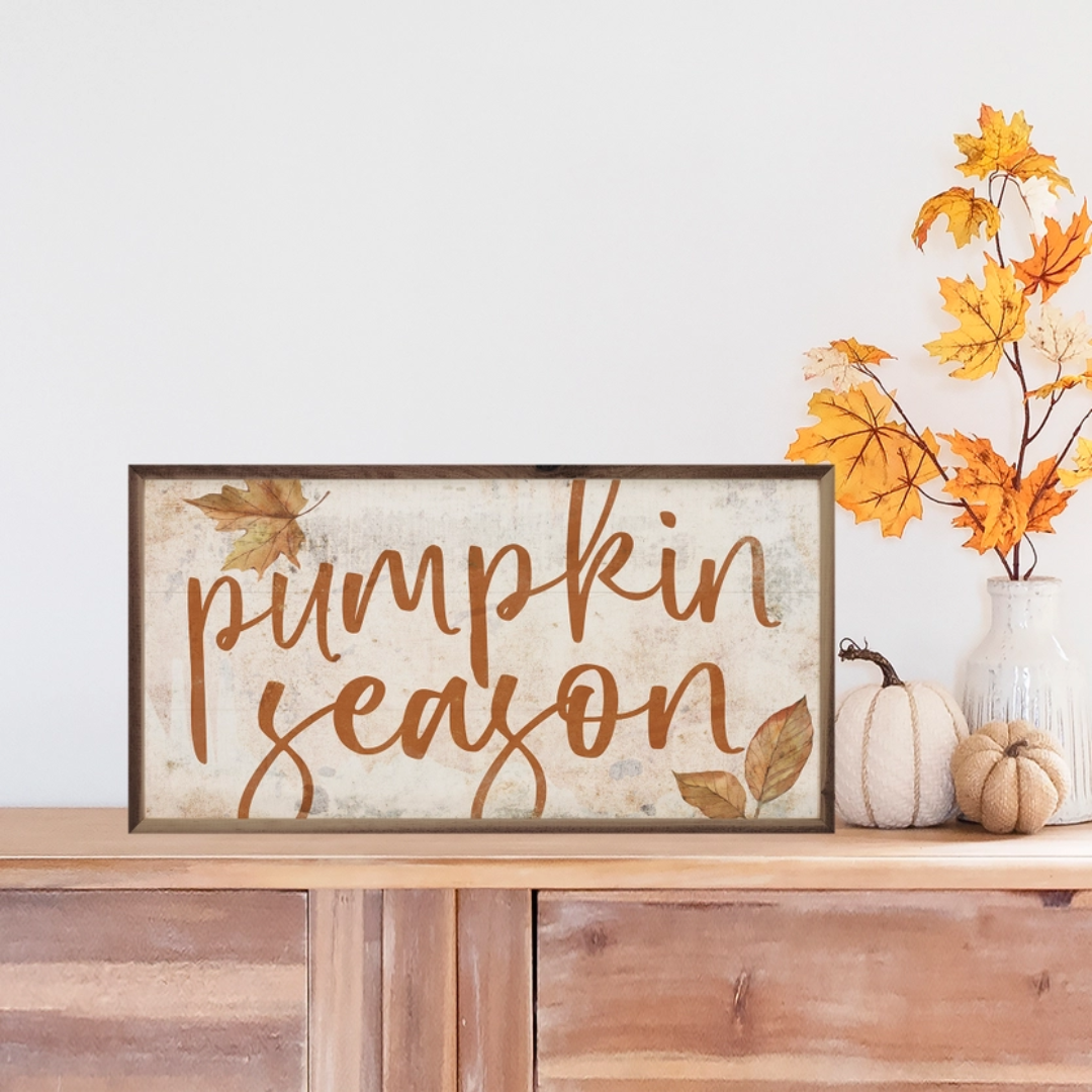 Pumpkin Season Leaves