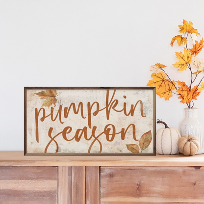 Pumpkin Season Leaves