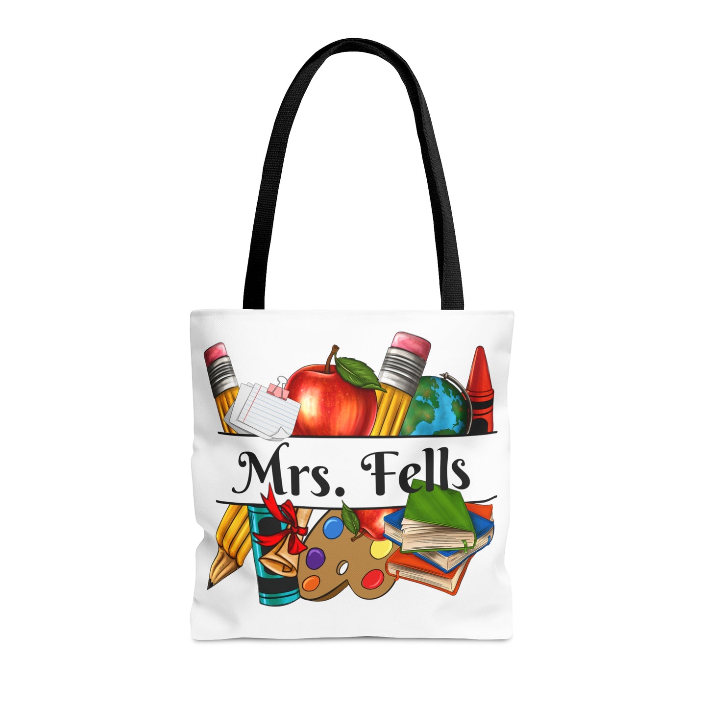 Custom Teacher Tote Bag (White)