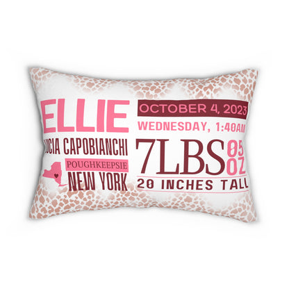 Custom Lumbar Pillow Ellie 2