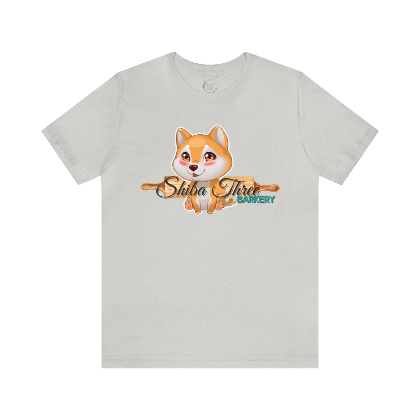 Shiba Three Barkery Short Sleeve T-Shirt