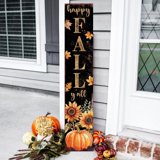 Fall Porch Sign “Happy Fall Y’All”