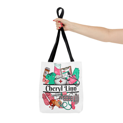 Custom Cheryl Nurse Tote Bag