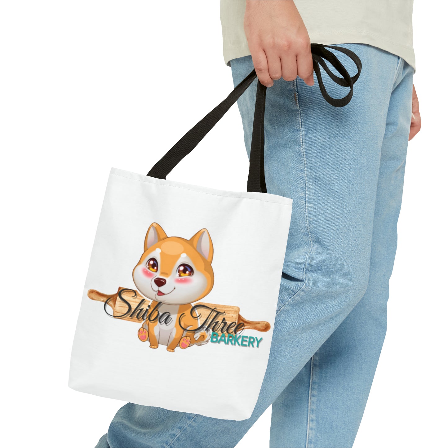 Shiba Three Barkery Tote Bag