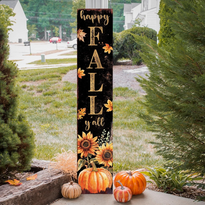 Fall Porch Sign “Happy Fall Y’All”