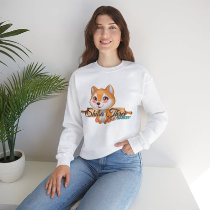 Shiba Three Barkery Crewneck Sweatshirt