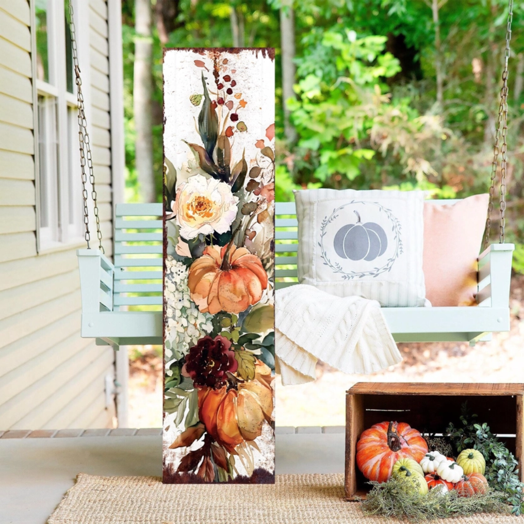 Fall Pumpkin Porch Sign