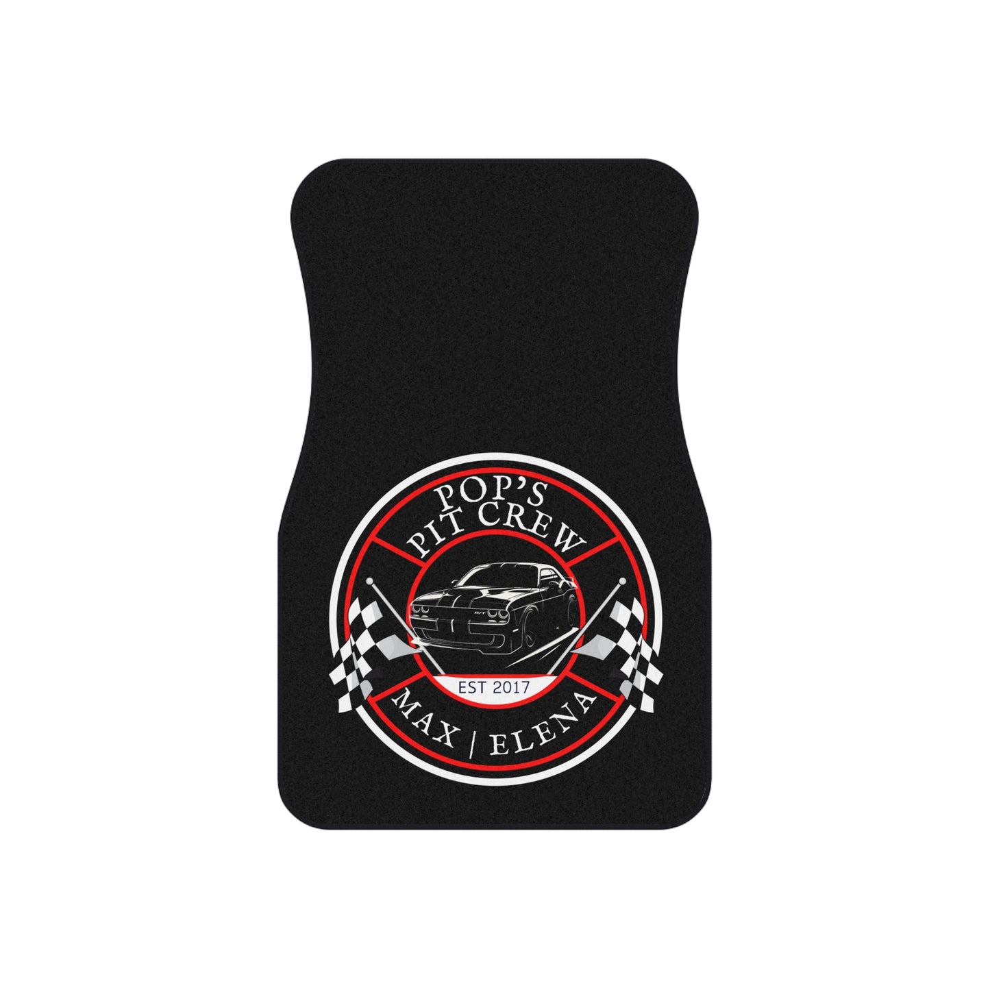 Pops Pit Crew Car Mats (2x Front)