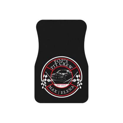 Pops Pit Crew Car Mats (2x Front)