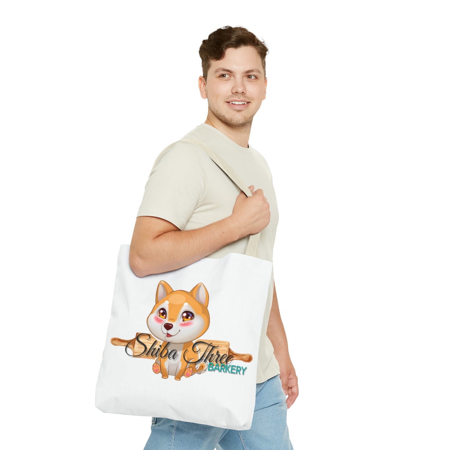 Shiba Three Barkery Tote Bag