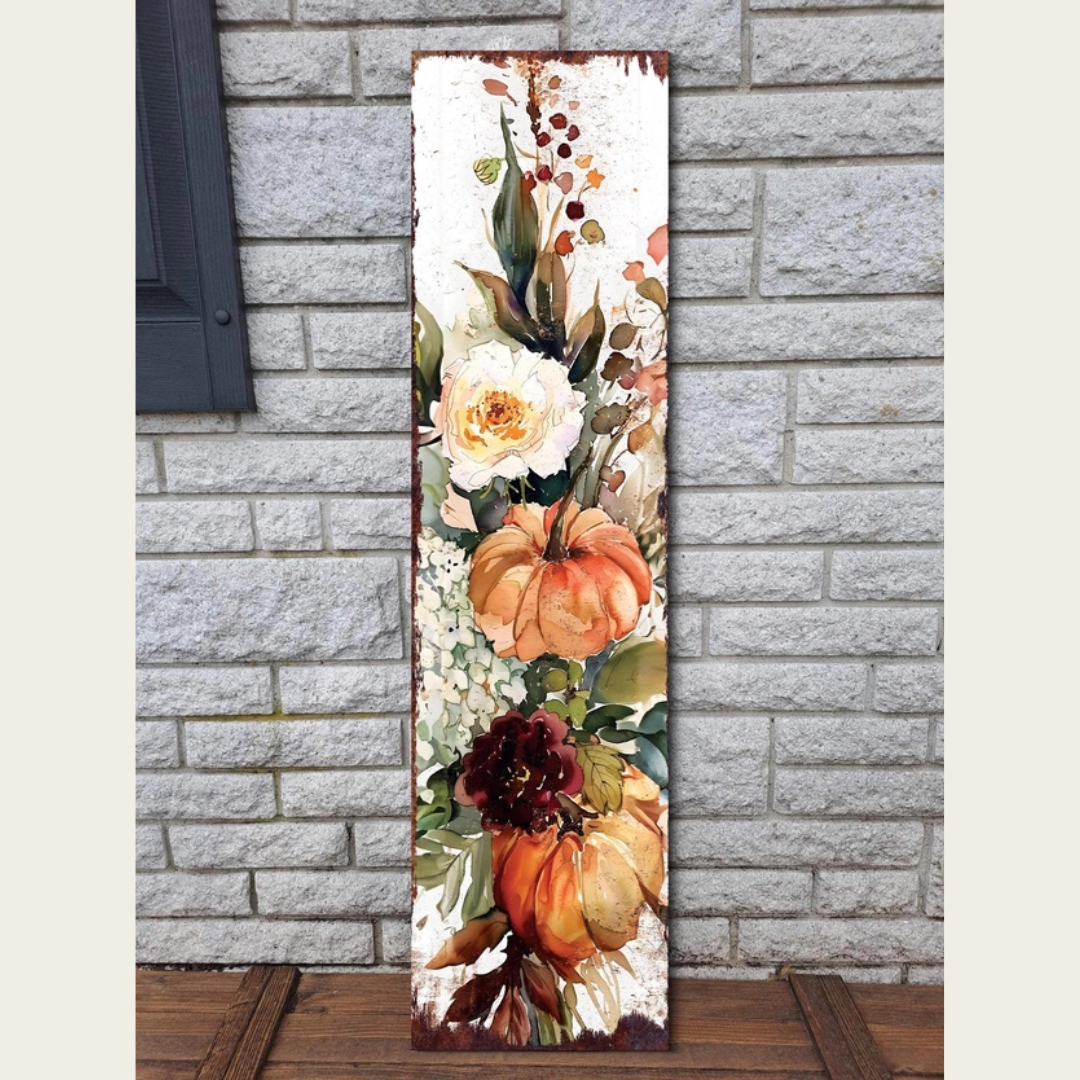 Fall Pumpkin Porch Sign