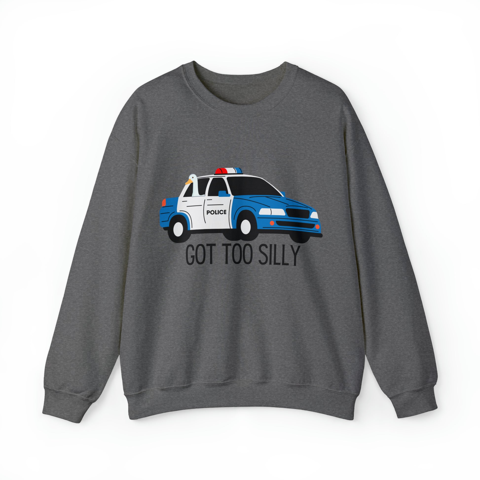 Got Too Silly Unisex Heavy Blend™ Crewneck Sweatshirt - Not Your Mama’s Farmhouse