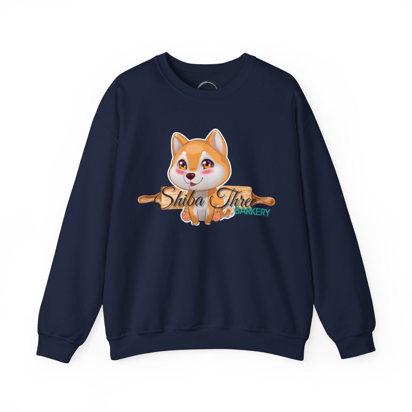 Shiba Three Barkery Crewneck Sweatshirt