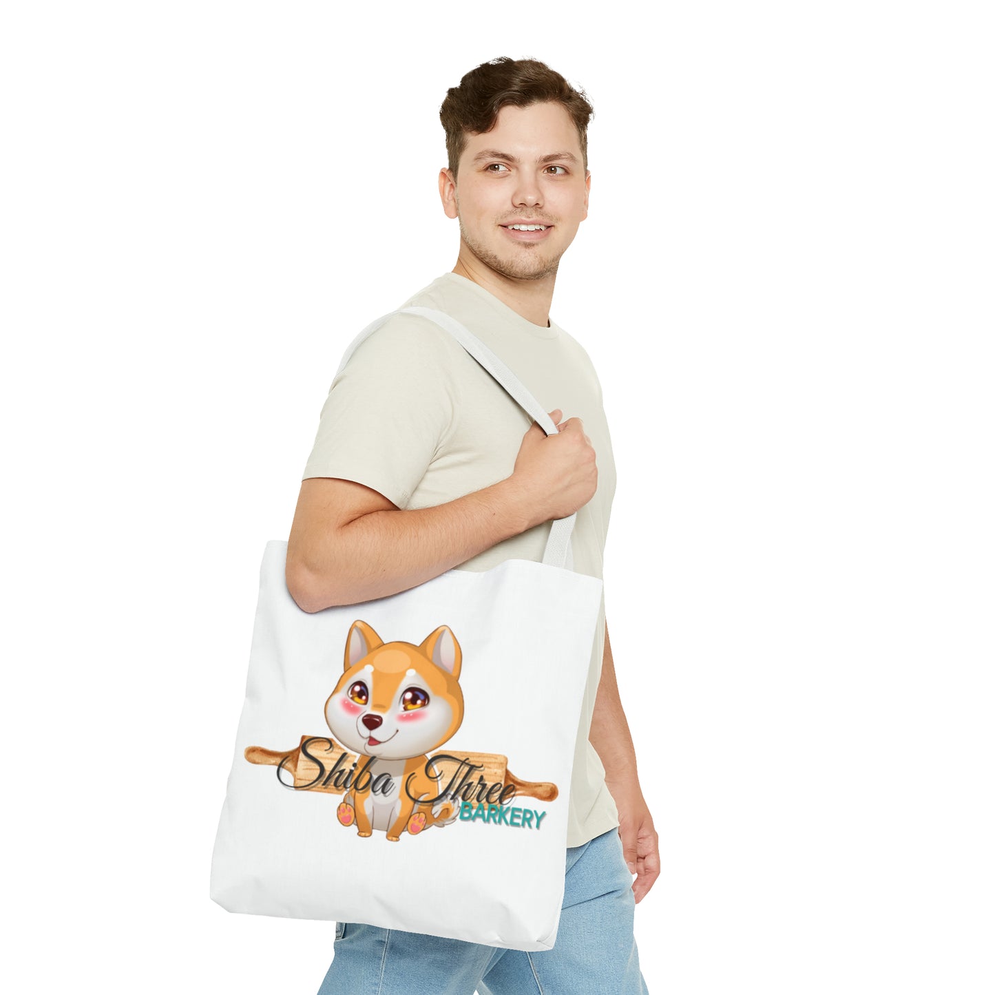 Shiba Three Barkery Tote Bag