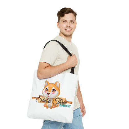 Shiba Three Barkery Tote Bag