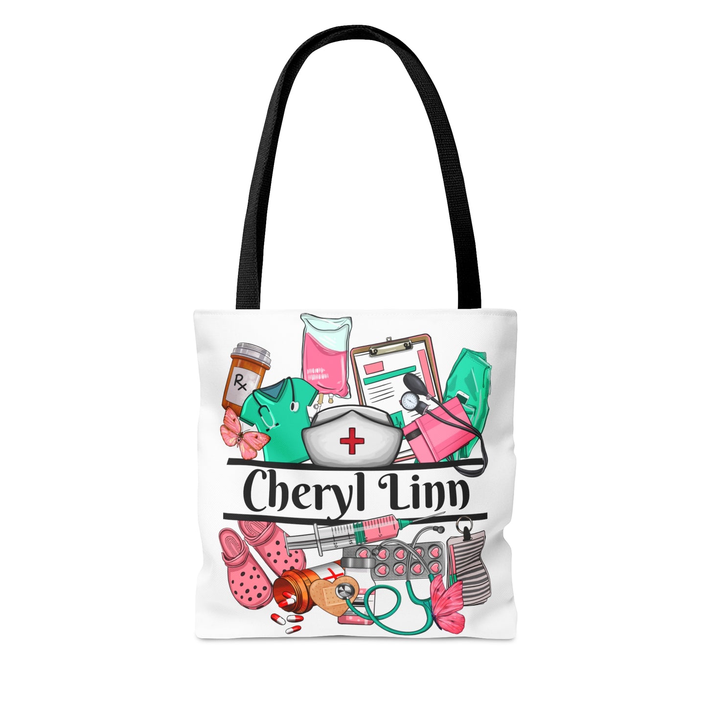 Custom Cheryl Nurse Tote Bag (AOP)