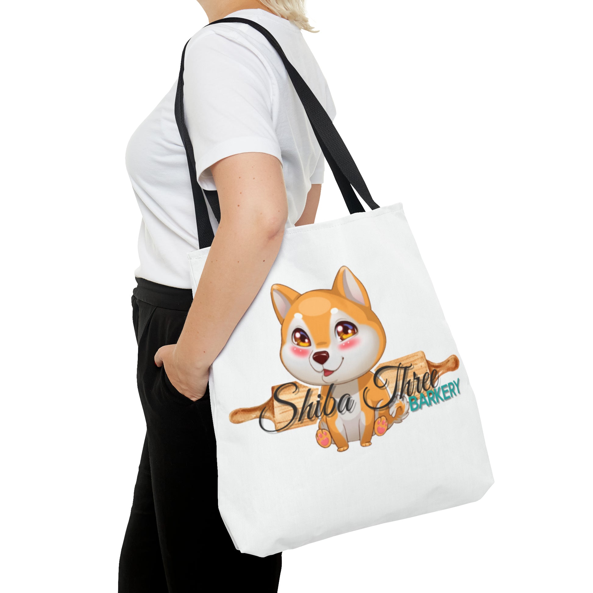 Shiba Three Barkery Tote Bag