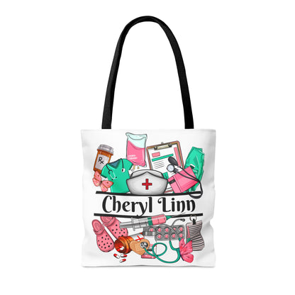 Custom Cheryl Nurse Tote Bag (AOP)