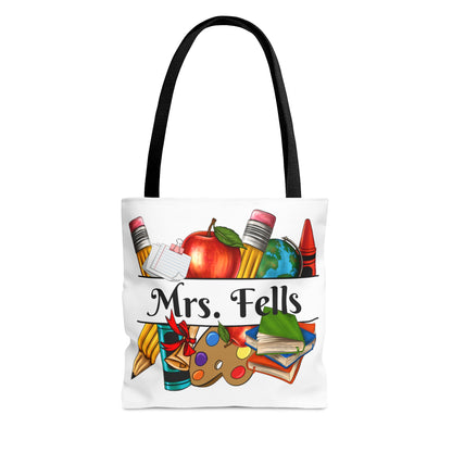 Custom Teacher Tote Bag (White)