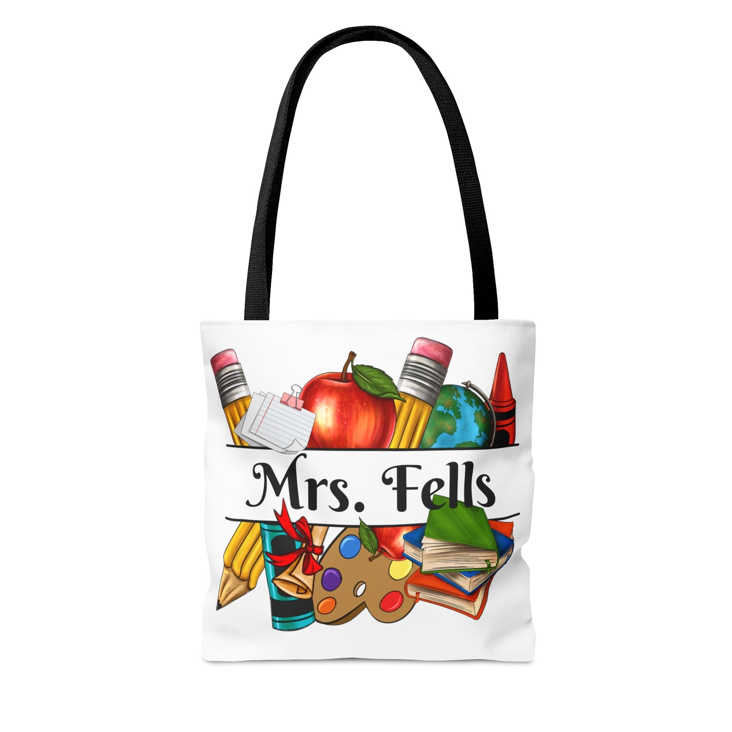 Custom Teacher Tote Bag (White)