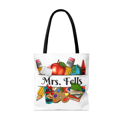 Custom Teacher Tote Bag (White)