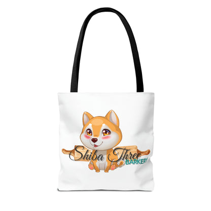 Shiba Three Barkery Tote Bag