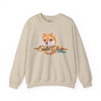 Shiba Three Barkery Crewneck Sweatshirt