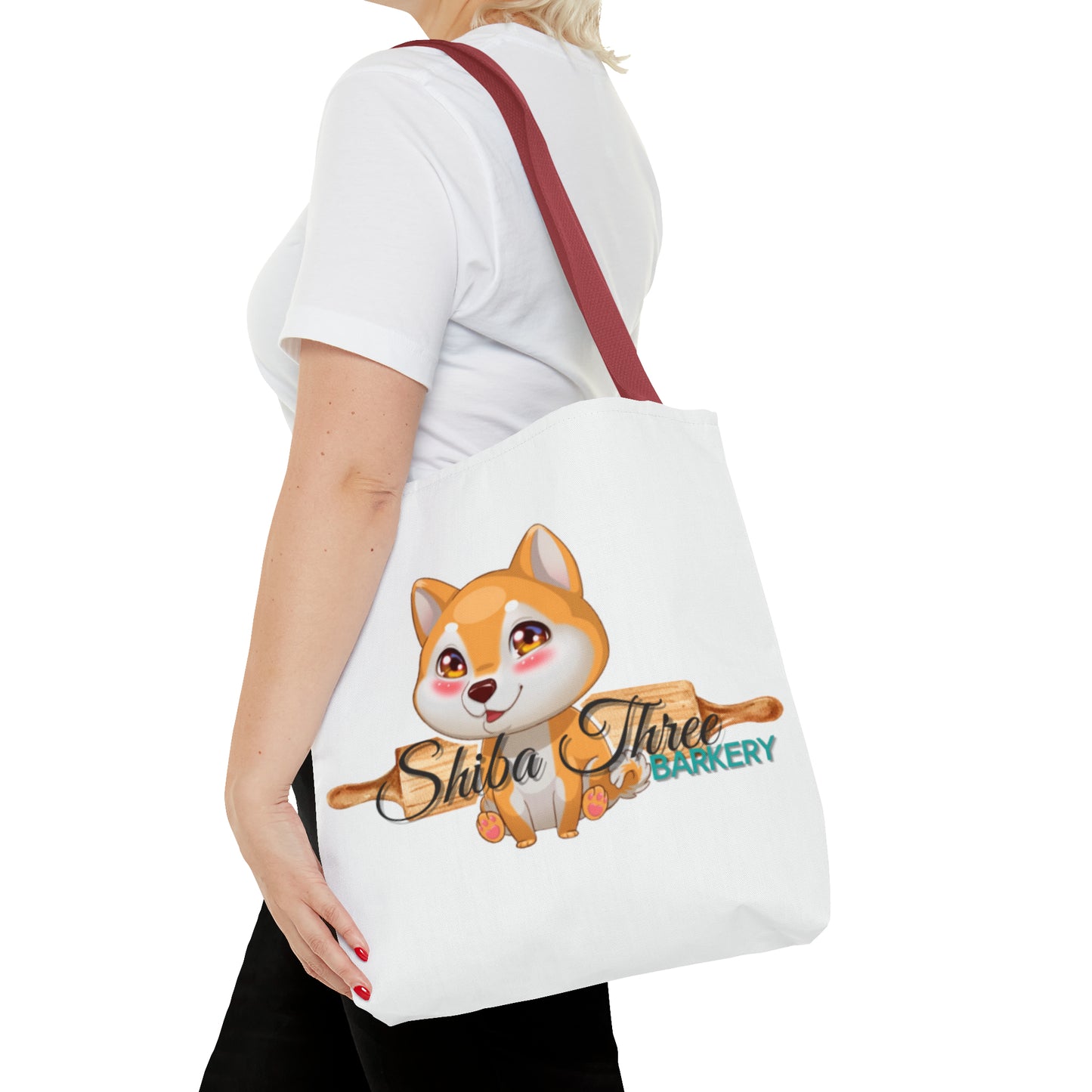 Shiba Three Barkery Tote Bag