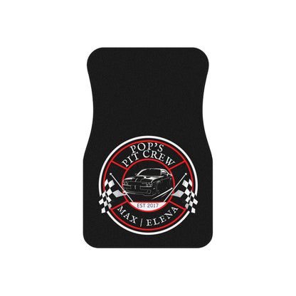 Pops Pit Crew Car Mats (2x Front)