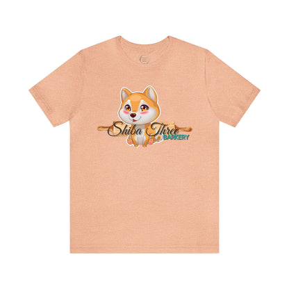 Shiba Three Barkery Short Sleeve T-Shirt