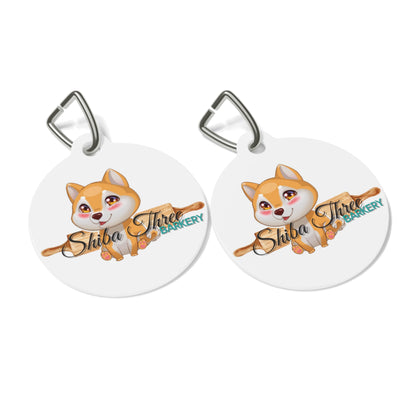 Customizable Shiba Three Barkery Pet Tag