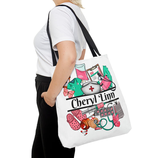 Custom Cheryl Nurse Tote Bag (AOP)