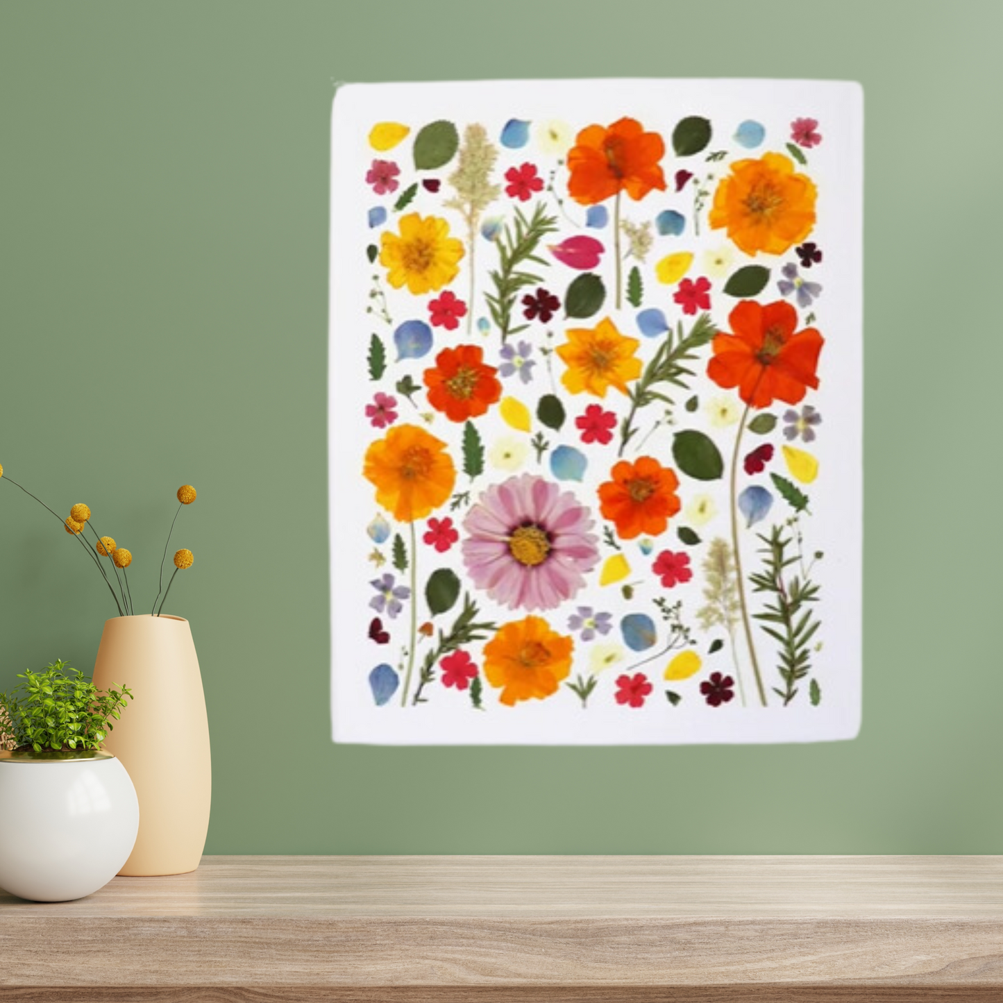 Pressed Flower Wall Art Workshop (Fall Edition)