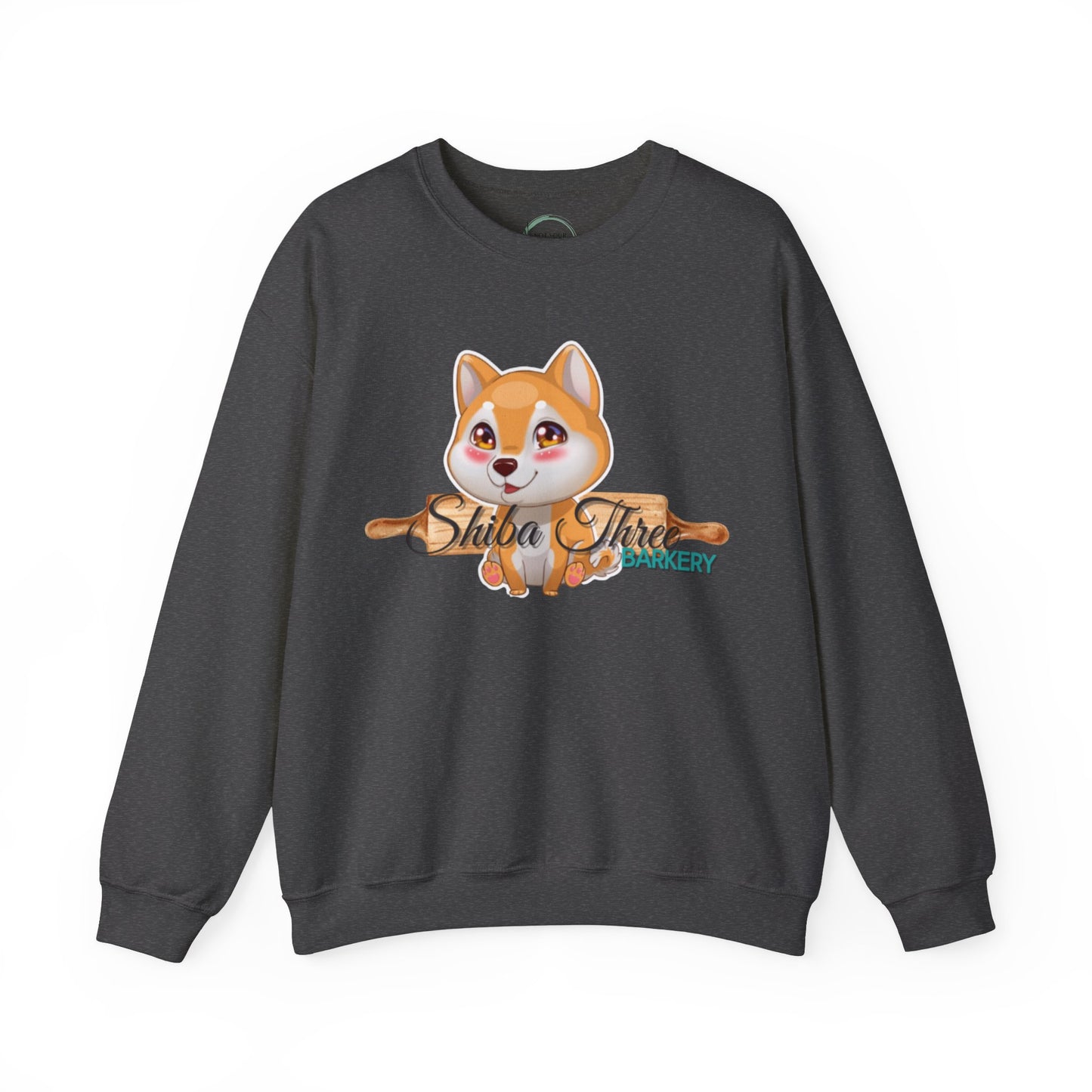 Shiba Three Barkery Crewneck Sweatshirt