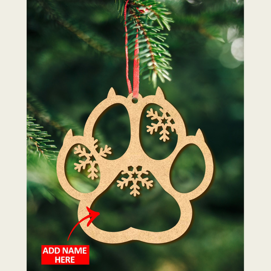 Pet Paw Ornament