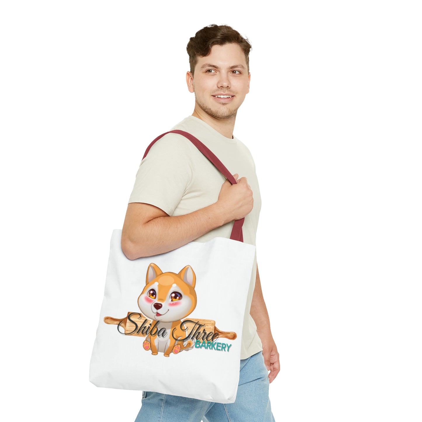 Shiba Three Barkery Tote Bag