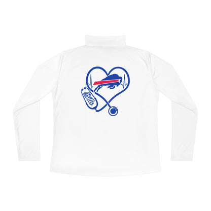 Buffalo Bills Custom Quarter-Zip Pullover