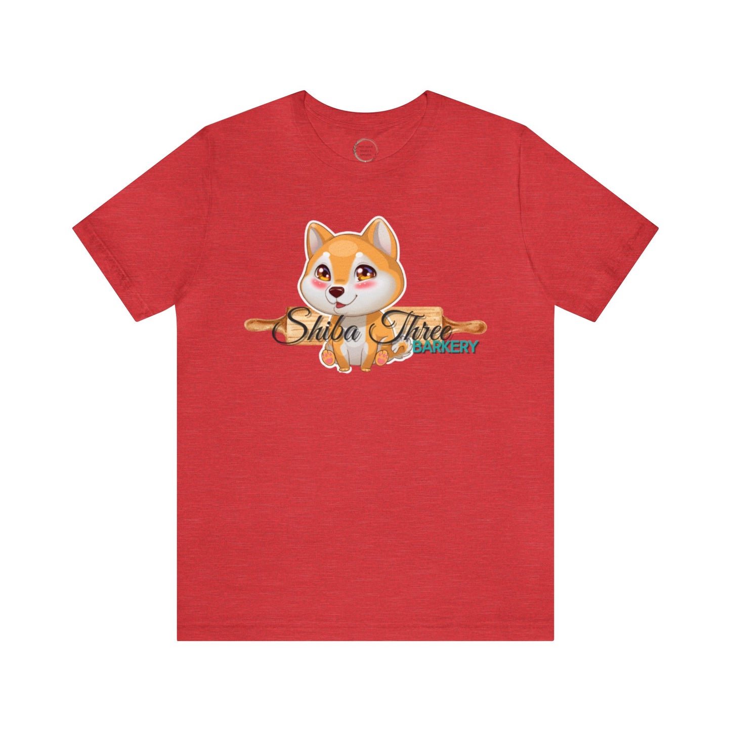 Shiba Three Barkery Short Sleeve T-Shirt