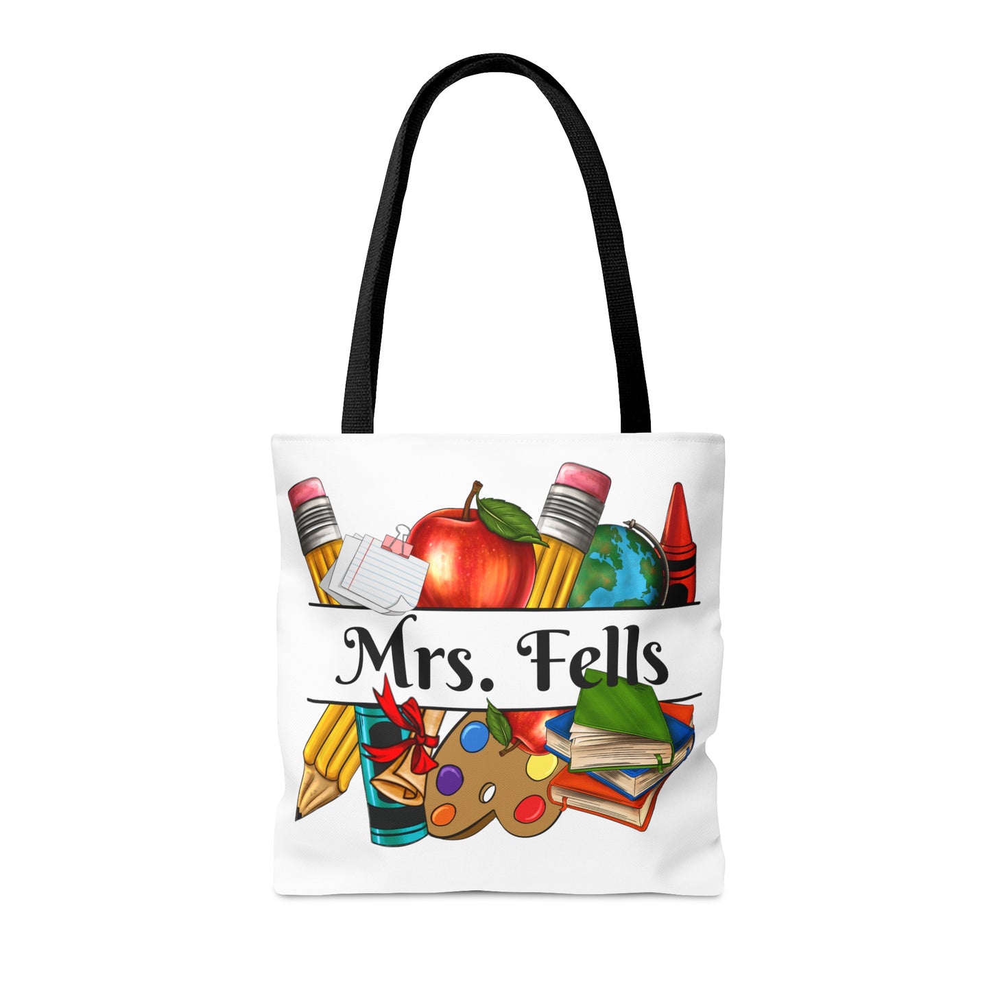 Custom Teacher Tote Bag (White)