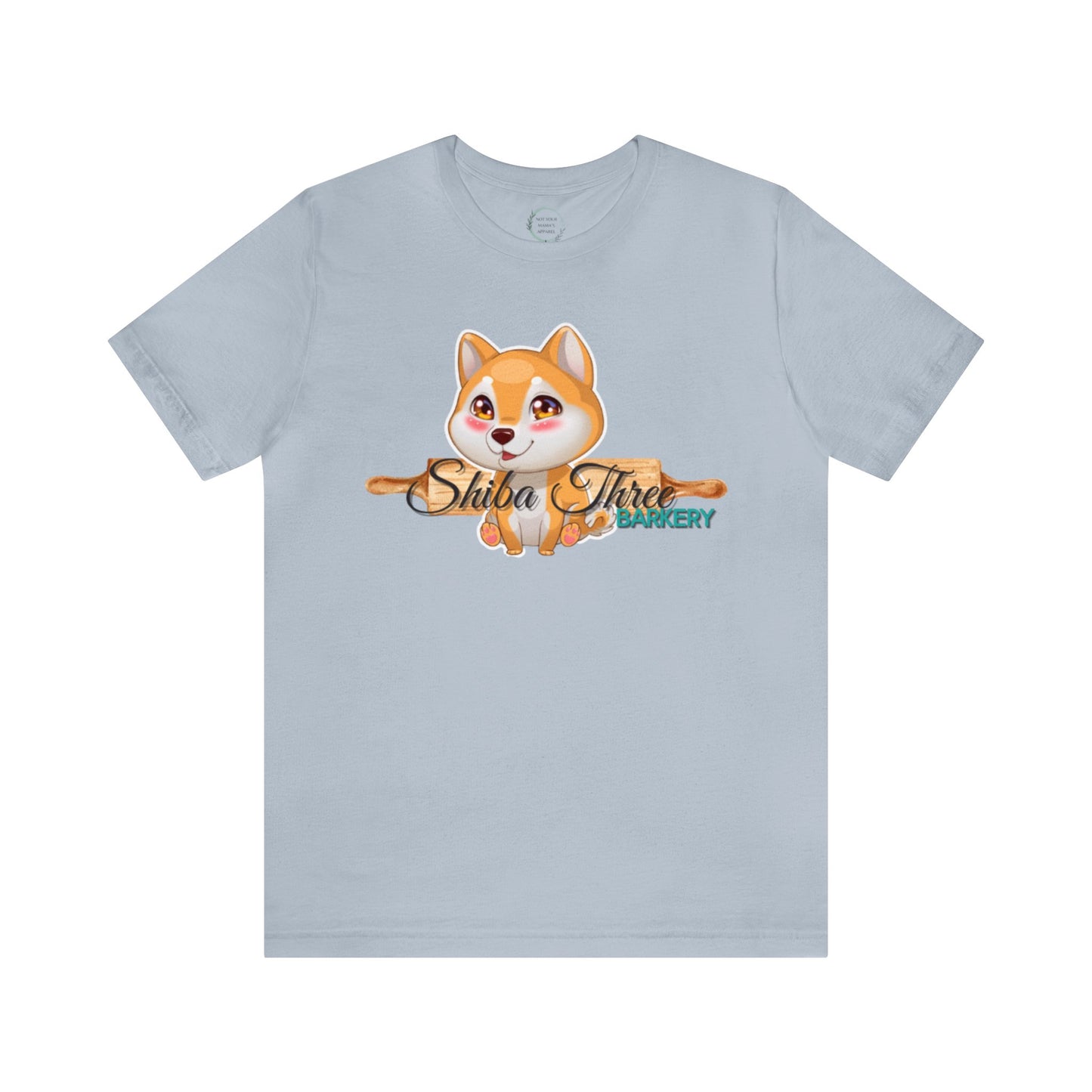 Shiba Three Barkery Short Sleeve T-Shirt