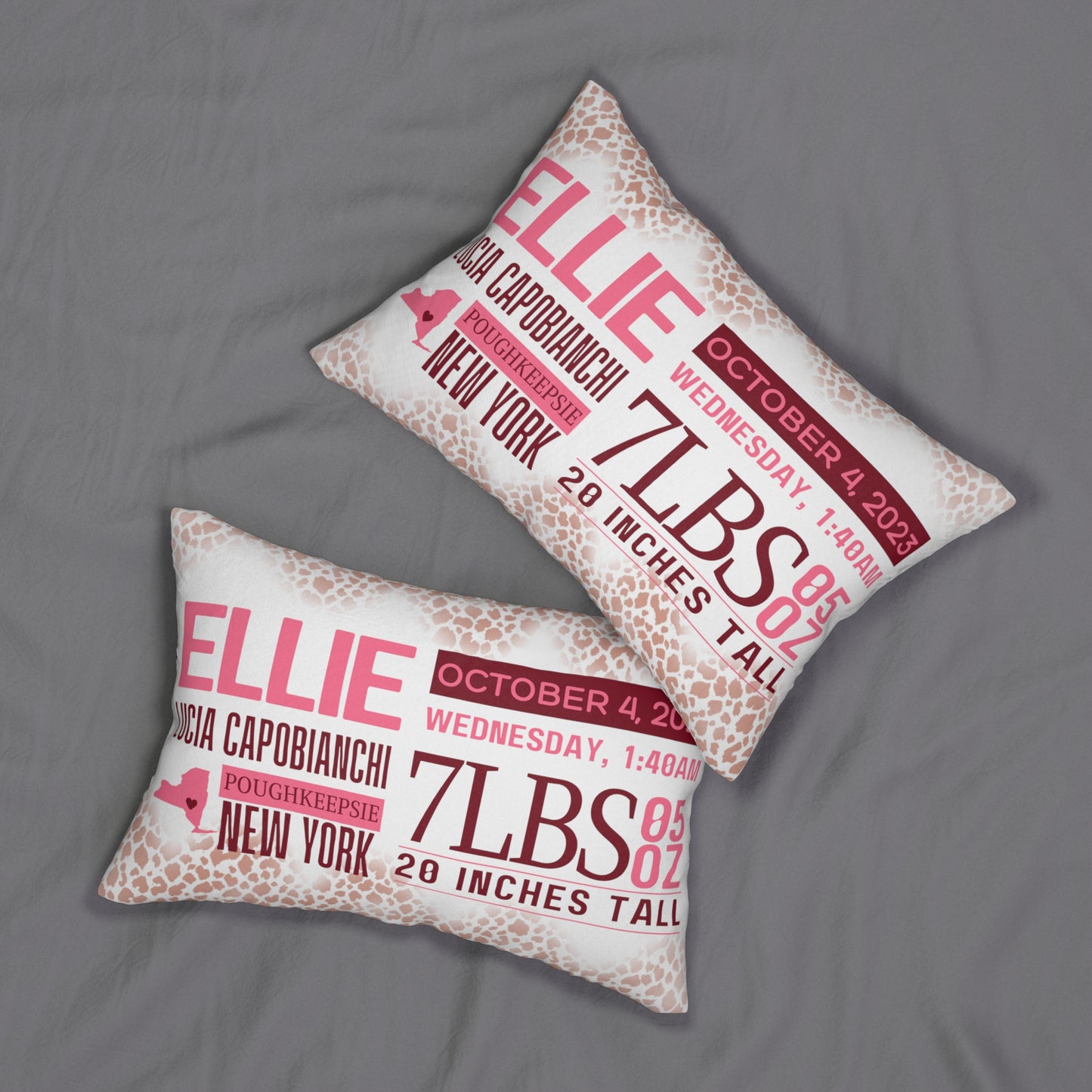 Custom Lumbar Pillow Ellie 2