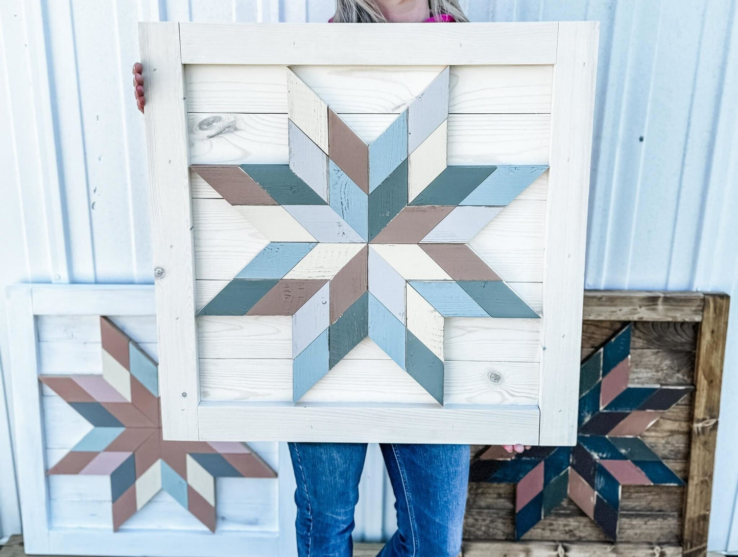 Wood Barn Quilt Mosaic Workshop