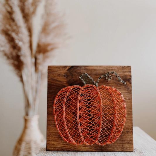 Pumpkin Diy String Art Kit